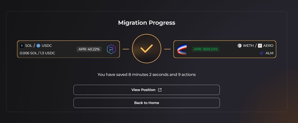 Highway - Easy Asset Migration - Farcaster Mini Apps screenshot
